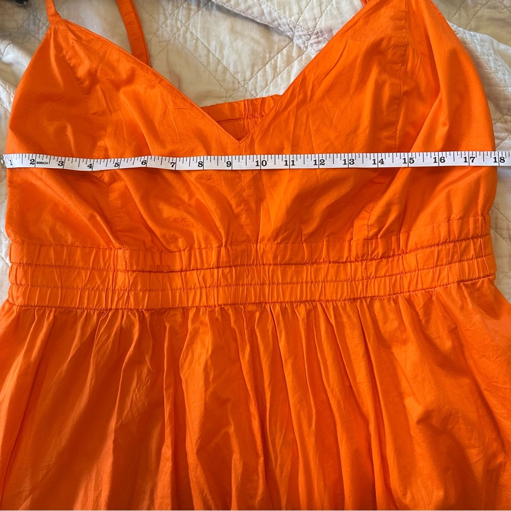 Old Navy Strapless Orange Dress - Picture 3 of 9